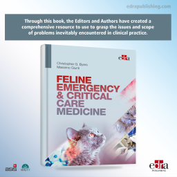 Feline Emergency & Critical Care - book cover - veterinary book - Christopher G. Byers - Massimo Giunti