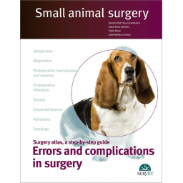 Errors and complications in surgery. Small animal surgery - book cover - veterinary book
