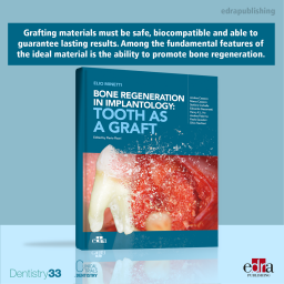 Bone regeneration in implantology: tooth as a graft - Dentistry book - cover book - Flavio Pisani - Elio Minetti