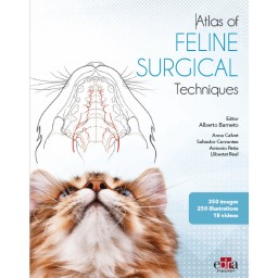 Atlas of FELINE SURGERY
Techniques - Veterinary Book - Cover - 9781957260587