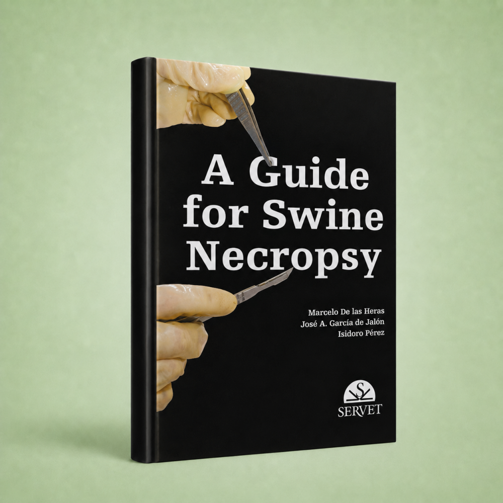 A guide for swine necropsy - book cover - veterinary book - 9788492569434