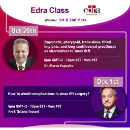 Recorded Webinar - Alternative treatment plans when sinus lift procedure is not the first option.