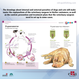Pet Owner Educational Atlas. Parasites - cover book - veterinary book - Guadalupe Miro'