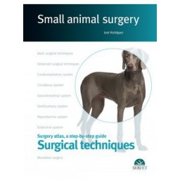 Surgical techniques. Small animal surgery - book cover - veterinary book