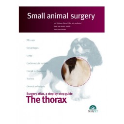 The thorax, Small animal surgery - book cover - veterinary book