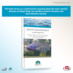 Health management in tilapia production - Veterinary book - cover book